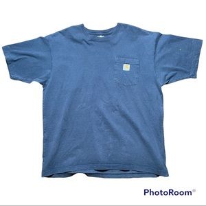 CARHARTT Men’s Short Sleeve 100% Cotton Crewneck T Shirt Size Large